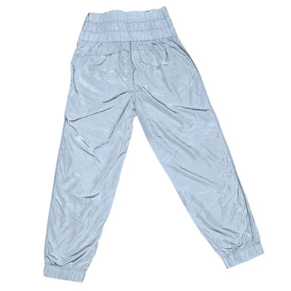 Free People Movement The Way Home Joggers pull on smocked parachute pant gray XS - Picture 10 of 12